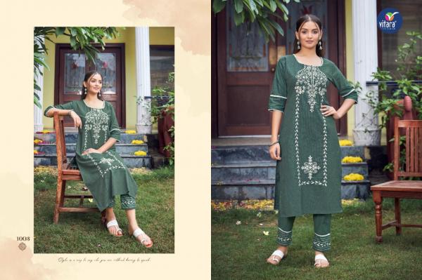 Vitara Signature Embroidery Wear Kurti With Pant Collection